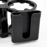2-in-1 Stroller Cup Holder – Hands-Free Drink & Phone Holder for Easy Walks with Baby