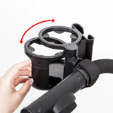 2-in-1 Stroller Cup Holder – Hands-Free Drink & Phone Holder for Easy Walks with Baby