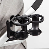 2-in-1 Stroller Cup Holder – Hands-Free Drink & Phone Holder for Easy Walks with Baby