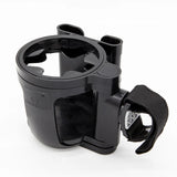 2-in-1 Stroller Cup Holder – Hands-Free Drink & Phone Holder for Easy Walks with Baby