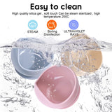 2PC Silicone Sucker Bowl Feeding Tableware for Infant and Young Training Learning To Eat Bowls and Baby Supplementary Food Bowls