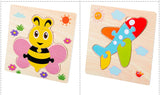 Baby Wooden 3D Puzzles Tangram Shapes Learning Educational Cartoon Animal Intelligence Jigsaw Toys For Children Gift