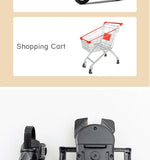Baby Stroller Accessories Mobile Phone Holder Rack Universal 360 Rotatable Pram Cart Bicycle Phone Holder For iPhone Gps Device