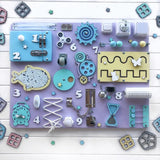 Kid Activity Busy Board Material Diy Accessories Montessori Teaching Aids Baby Busyboard Early Education Learning Skill Toy Part