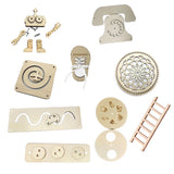 Kid Activity Busy Board Material Diy Accessories Montessori Teaching Aids Baby Busyboard Early Education Learning Skill Toy Part