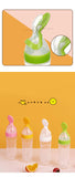 Safe Useful Silicone Baby Bottle With Spoon Food Supplement Rice Cereal Bottles Squeeze Spoon Milk Feeding Bottle Cup