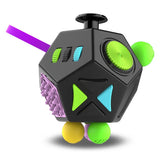Fidget Cube 12-Side Sensory Toy – Stress Relief & Focus Tool for Kids and Adults