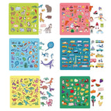 Reusable Jelly Sticker Book for Toddlers | Waterproof Travel Activity Toy