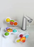 3Pcs/Set Baby Bath Toys Funny Bathing Sucker Spinner Suction Cup Cartoon Rattles Fidget Educational Toys Suction Cup Spinning