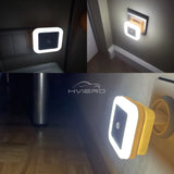Wireless Sensor LED Night Light EU Plug Mini Square Nights Lights For Baby Children Living Room Bedroom Corridor Lighting Lamp