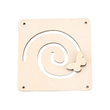Montessori Wooden Busy Board Toy with Gears & Switches