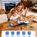 Montessori Toy Busy Board Giraffe Busy Book Preschool Learning Educational Quiet Book Sensory Travel Toy for Baby 3 4 5 6 Ages