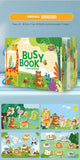Montessori Busy Book for Toddlers – Reusable Matching Activity Toy