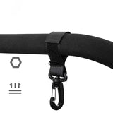 2/5pcs Stroller Hooks Hook Buckle Stroller Hanger Organizer Buckles Clip Aluminum Alloy Carabiner Cart Diaper Bag Shopping Pram