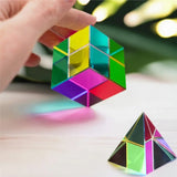 CMY Color Prism Cube | Optical STEM Learning Toy for Kids