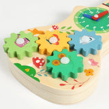 Montessori Wooden Busy Board with Music | Toddler Sensory Activity Toy