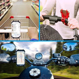 Baby Stroller Accessories Mobile Phone Holder Rack Universal 360 Rotatable Baby Pram Cart Phone Holder for iPhone Gps Device