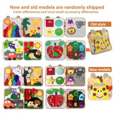 Montessori Felt Quiet Book for Toddlers | Travel Activity Busy Book