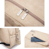 Soboba Solid Fashion Diaper Backpack for Baby Care Waterproof Multi-function Nappy Changing Bag for Mother Stylish Diaper Bags