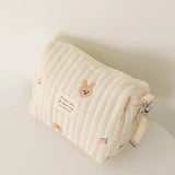 New Mommy Bag Cute Print Embroidery Mommy Bag Zipper Newborn Baby Diaper Bag Nappy Pouch Travel Stroller Storage Bags