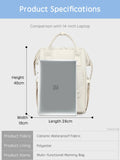 Diaper Bag Backpack with Stroller Hooks – Waterproof Baby Travel Bag