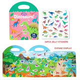 Early Childhood Education Scene Sticker Book Focus Cultivation Quiet Sticker Book Enlightenment Puzzle Cognitive Sticker Book