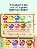 Children's Magnetic Maze Walking Ball Baby Concentration Training, Writing Logic Thinking 3 year Old Early Education Puzzle To