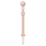 Silicone Pacifier Clips, BPA Free One-Piece Design Pacifier Holder for Baby Boy and Girl 3 Month+, Baby Accessories