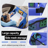Kids Travel Seat Tray for Car Children's Toy Storage Table Drawing Board Safety Tray Dining Beverage Rack Road Trip Activities