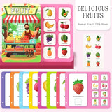 Montessori Busy Book with Stickers – My First Learning Activity Book