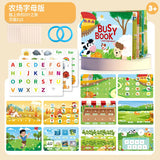 Montessori Busy Book for Toddlers – Reusable Matching Activity Toy