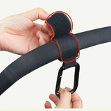 1/2pcs Baby Stroller Hooks Portable Infant Carriage Hook Multifunctional Leather Aluminum Alloy Hook Stroller Accessories