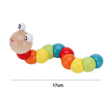 Baby Educational Toy Montessori Wooden 3D Toys Childhood Learning Kids Baby Colorful Wooden Blocks For Children Christmas Gift