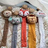 New Baby Pacifier Clip Chain Dummy Holder for Nipple Clip Newborn Cartoon Animal Nipple Chains Birthday Shower Gift for