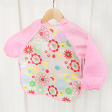 Waterproof EVA Full Sleeve Baby Bibs Children Apron Long Sleeve Feeding Smock Kids Eating Breastplate Infant Scarf Clothing