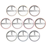 Color Kids 1PCS Stainless Steel Plate Detachable Suction Dishes Baby Feeding Sucker Bowl Food Grade Silicone Food Tray Tableware