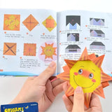 Baby Craft Toys Cartoon Animal Origami Paper Cutting Book Kids Paper Cut Puzzle Early Learning Educational Toys Gifts