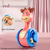 Montessori Baby Tumbler Toy | Roly-Poly Sensory Rattle for Infants