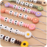New Custom Pacifier Clips Nipple Dummy Holder Chain Holder Newborn Soother Chains Infant Feeding Soother Teething Toy Chew Gifts