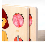 Montessori Puzzles Busy Board Human Body Teaching Learning Body Parts For Children Early Education Games Toddlers Quiet Books
