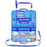 Creative Baby Cartoon Car Seat Back Organizer Kids Toys Travel Protector Cover Automobile Interior Accessories Hang Storage Bag