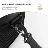 2/5pcs Stroller Hooks Hook Buckle Stroller Hanger Organizer Buckles Clip Aluminum Alloy Carabiner Cart Diaper Bag Shopping Pram