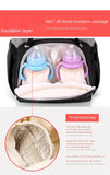 Fashion New Baby Diaper Bag Backpack Multifunctional Diaper Bag Organizer with Thermal Milk Bottle Bag Baby Bags for Mom