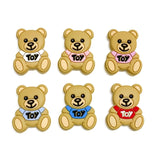 1set Toy Bear Silicone Pacifier Clip Pacifier Chain Holder Soother Nursing Clips BPA Free Pacifier Chain Accessories