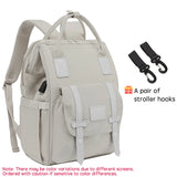 Diaper Bag Backpack with Stroller Hooks – Waterproof Baby Travel Bag