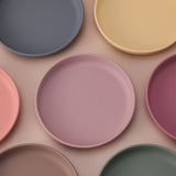 Color Kids 1PCS Food Grade Silicone Baby Plate Anti-Slip Sucker Dishes Toddler Feeding Bowl BPA Free Newborn Accessories