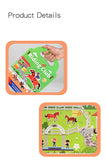 Children DIY Sticker Book Bubble Scene Sticker Jelly Paste Toy Kids Portable Reusable Quiet Busy Paste A Book