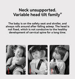 New Cartoon Children's Cotton Soft U-shaped Sleeping Pillows Baby Stroller Children's Pillow Baby Functional Stroller Pillow