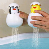 Baby Bathing Toy Kids Cute Duck Penguin Egg Water Spray Sprinkler Bathroom Sprinkling Shower Swimming Water Toys For Kids Gift