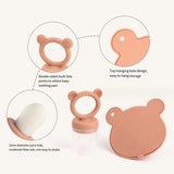 Baby Ice Cream Pops Silicone Mold Ice Cream Maker Popsicles Molds Baby Fruit Feeding Pacifier Teether Toy Baby Sutff